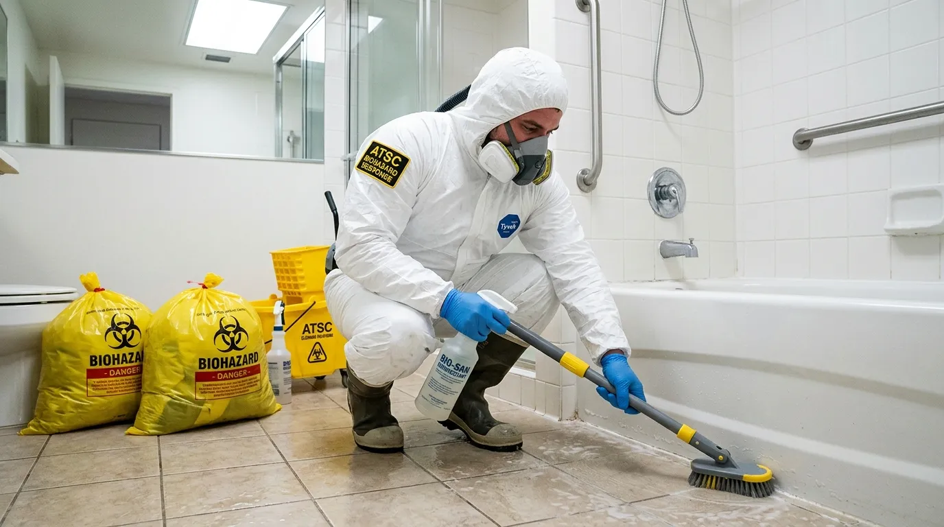 Decontamination equipment deployed for Blood Cleanup in Tyngsboro